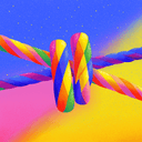 Colorful rope illustration